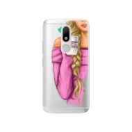 iSaprio My Coffe and Blond Girl Lenovo Moto M - cena, porovnanie