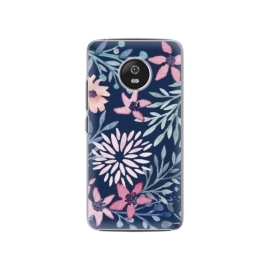 iSaprio Leaves on Blue Lenovo Moto G5