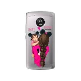 iSaprio Mama Mouse Brunette and Girl Lenovo Moto G5