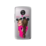 iSaprio Mama Mouse Brunette and Girl Lenovo Moto G5 - cena, porovnanie