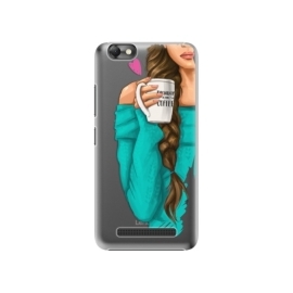 iSaprio My Coffe and Brunette Girl Lenovo Vibe C