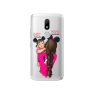 iSaprio Mama Mouse Brunette and Girl Lenovo Moto M - cena, porovnanie