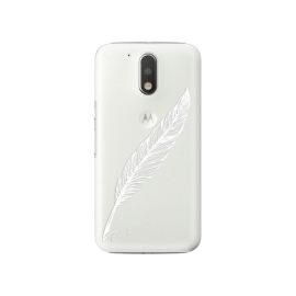 iSaprio Writing By Feather Lenovo Moto G4 / G4 Plus