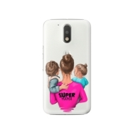 iSaprio Super Mama Boy and Girl Lenovo Moto G4 / G4 Plus - cena, porovnanie
