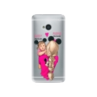 iSaprio Mama Mouse Blond and Girl HTC One M7 - cena, porovnanie