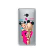 iSaprio Mama Mouse Blonde and Boy HTC One M7 - cena, porovnanie