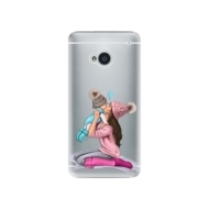 iSaprio Kissing Mom Brunette and Boy HTC One M7 - cena, porovnanie