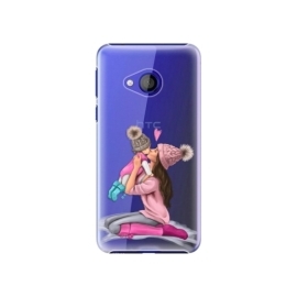 iSaprio Kissing Mom Brunette and Girl HTC U Play