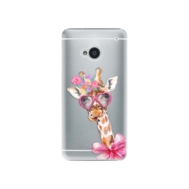 iSaprio Lady Giraffe HTC One M7
