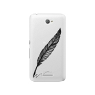 iSaprio Writing By Feather Sony Xperia E4 - cena, porovnanie