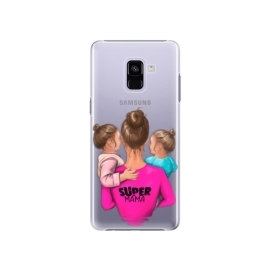 iSaprio Super Mama Two Girls Samsung Galaxy A8+