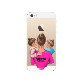 iSaprio Super Mama Two Girls Apple iPhone 5/5S/SE