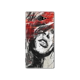 iSaprio Sketch Face Sony Xperia M2