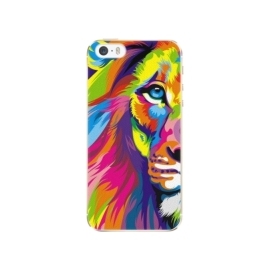 iSaprio Rainbow Lion Apple iPhone 5/5S/SE