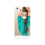iSaprio My Coffe and Brunette Girl Apple iPhone 5/5S/SE - cena, porovnanie