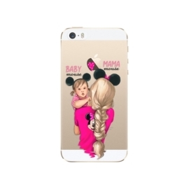 iSaprio Mama Mouse Blond and Girl Apple iPhone 5/5S/SE