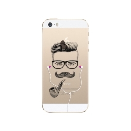 iSaprio Man With Headphones 01 Apple iPhone 5/5S/SE