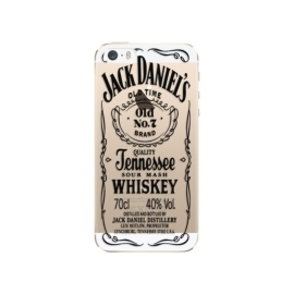 iSaprio Transparent Black Jack Apple iPhone 5/5S/SE