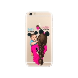 iSaprio Mama Mouse Brunette and Boy Apple iPhone 6/6S