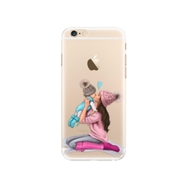 iSaprio Kissing Mom Brunette and Boy Apple iPhone 6/6S