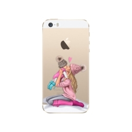 iSaprio Kissing Mom Blond and Girl Apple iPhone 5/5S/SE
