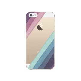 iSaprio Glitter Stripes 01 Apple iPhone 5/5S/SE