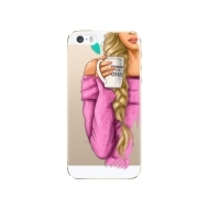 iSaprio My Coffe and Blond Girl Apple iPhone 5/5S/SE - cena, porovnanie