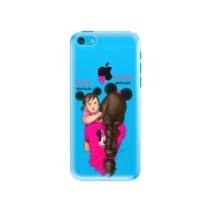 iSaprio Mama Mouse Brunette and Girl Apple iPhone 5C - cena, porovnanie