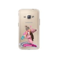 iSaprio Kissing Mom Brunette and Girl Samsung Galaxy J1 - cena, porovnanie