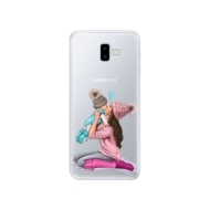 iSaprio Kissing Mom Brunette and Boy Samsung Galaxy J6+ - cena, porovnanie