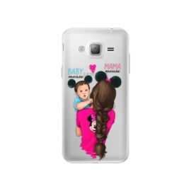 iSaprio Mama Mouse Brunette and Boy Samsung Galaxy J3