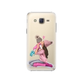 iSaprio Kissing Mom Brunette and Girl Samsung Galaxy J5