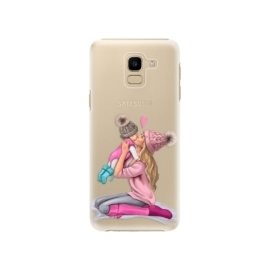 iSaprio Kissing Mom Blond and Girl Samsung Galaxy J6