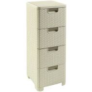 Curver Rattan Style 4x14L - cena, porovnanie