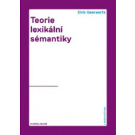 Teorie lexikální sémantiky - cena, porovnanie