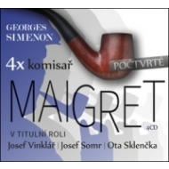 4x komisař Maigret počtvrté - audiokniha - cena, porovnanie