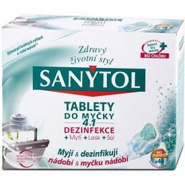 Sanytol 4 v 1 tablety do umývačky 40x20g