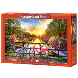 Castorland Picturesque Amsterdam with Bicycles 1000