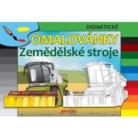 Zemědělské stroje - Didaktické omalovány