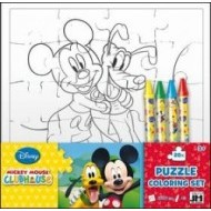 Mickey klubík - Omalovánky puzzle - cena, porovnanie