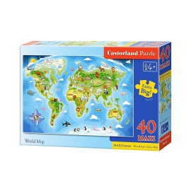 Castorland World map Maxi 40