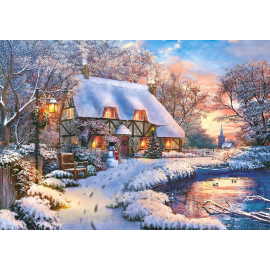 Castorland Winter Cottage 500
