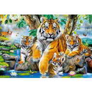 Castorland Tigers by the Stream 1000 - cena, porovnanie