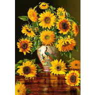 Castorland Sunflowers in a peacock vase 1000 - cena, porovnanie