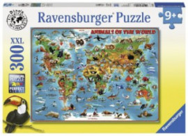 Ravensburger Ilustrovaná mapa světa 300
