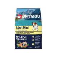 Ontario Adult Mini 7 Fish & Rice 2.25kg - cena, porovnanie
