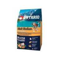 Ontario Adult Medium 7 Fish & Rice 2.25kg - cena, porovnanie