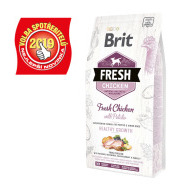 Brit Fresh Chicken with Potato Puppy Healthy Growth 2.5kg - cena, porovnanie