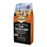 Carnilove Fresh Ostrich & Lamb for small breed 6kg - cena, porovnanie