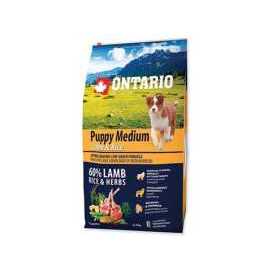 Ontario Puppy Medium Lamb & Rice 6.5kg